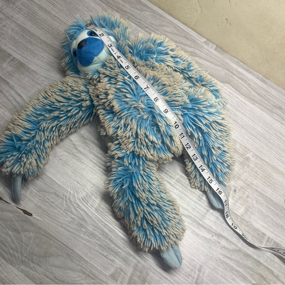 Wild Republic Blue 3 Toe Sloth Stuffed Animal 17” Plush Toy - Picture 5 of 7